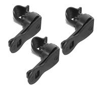 YARNOW 3pcs Magnetic Water Bladder Tube Clips Multi-function Backpack Strap Buckles Adjustable Water Tube Holder for Hiking Climbing Outdoor Use, Wear-resistant Black Accessories