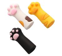 YARNOW 3pcs Manicure Pedicure Tools Silicone Nipper Cover Protective Abs Material Reusable Practical Tool for Nail Cuticle Scissors Random Color
