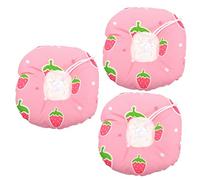 YARNOW 3pcs Pet Recovery Collar for Cats and Dogs Scratch Neck Cone for Wound Healing Soft Elizabethan Collar after Surgery Stylish Strawberry Design