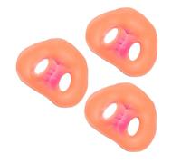 YARNOW 3pcs Pig Nose Latex Prop for Games Jokes Pink Costume Accessory