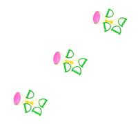 YARNOW 3pcs Pull Ball Jumbo Plastic Fitness Game for Indoor Outdoor Activity Random Color for Family Play Random Color
