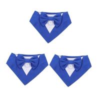 YARNOW 3pcs Puppy Bandana Bowknot Design Stylish Pet Neckwear for Parties and Cosplay Xs Scarf for Dogs and Cats Pet Accessory to Keep Neck Clean after Eating and Drinking