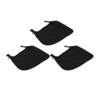 YARNOW 3pcs Pushchair Organiser Stroller Hanging Bag Multifunctional Wear-Resistant Polyester Robust Black Fabric Effortless Organization Universal Stroller Organizer for Outings