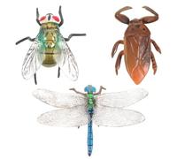 YARNOW 3Pcs Realistic Insect Models for Educational Plaything with Water Beetle Premium Simulation for Imaginative Learning and Decoration
