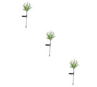 YARNOW 3pcs Solar Christmas Tree Lights LED Garden Light Outdoor Solar Powered Landscape Lamp for Patio Pathway Lawn Decor