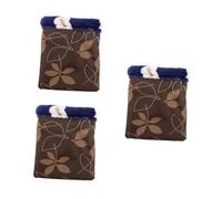 YARNOW 3pcs Warm Pet Sleep Sack Lightweight Small Animal Nest Blanket for Hamsters Rabbits Cozy Wrap Bed Mat Random Color Random Color