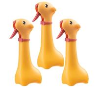 YARNOW 3pcs Watering Cans Set with Giraffe Design, Small Plastic Garden Waterers for Indoor and Outdoor Plants, Friendly Plant Mister Spray Bottles for Gardening Play