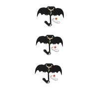 YARNOW 3sets Bunny Bat Wings for Halloween Costume Parties Wearable Design for and Chinchillas Includes Leash and Bell for Festive Occasions