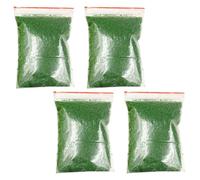 YARNOW 4 Bags Green Sponge Scene Layout Decor Scatter Wear Resistance for Building Models and DIY Model Trees, for Train Layout Stone and Scene Making, Featuring Realistic Details