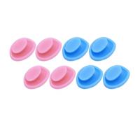 YARNOW 4 Pairs Silicone Nose Pads for Glasses Soft Anti-slip Nose Cushions Comfortable Fit Not Easy to Deform for Eyeglasses Bridge Support