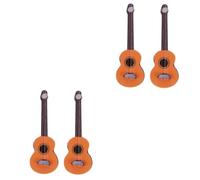 YARNOW 4 pcs Miniature Guitar Models for Dollhouse Decoration Realistic Musical Instrument Ornaments Micro Landscape Accessories for DIY Mini House Craft Projects