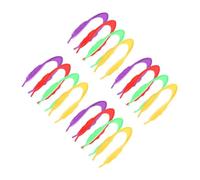 YARNOW 4 pcs Science Tweezers for Plastic Experimental Forceps for Fine Motor Skill Development Early Educational for Boys and Hand Muscle Training Tool Random Color