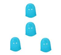YARNOW 4 Pcs Silicone Guitar Finger Guards Sky Blue for Mandolin and Guitar, Easy to Put and Take, Reduce When Playing, Suitable for Beginners and Guitarists