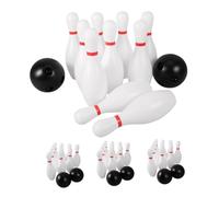 YARNOW 4 Sets Bowling Set Lightweight Bowling Pins and Ball for Outdoor Fun Birthday Parties and Family Activities Easy Grip Design for Preschoolers