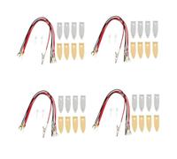 YARNOW 4 Sets DIY Fruit Battery Science Experiment Kit for Students Educational Electric Circuit Project Hands Physics Learning for Classroom and Home Science Experiments