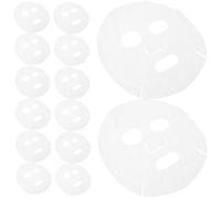 YARNOW 400pcs Compressed Cotton Facial Mask Sheets for DIY Home Beauty Treatments, Soft Face Design Sheet Mask Pads, Sustainable Material for Salon Supplies and Personalised Skin Care