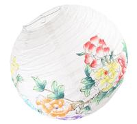 YARNOW 40cm White Peony Japanese Paper Lantern Hanging Pendant for Restaurant Outdoor Wedding Cherry Blossom Decoration Light Shade