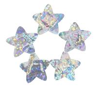 YARNOW 40pcs Glitter Star-Shaped Breathable Bandages for Wounds Cute Boys and Girls Cartoon Adhesive Patches Small Star Bandages for Face and Fingertips