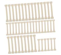 YARNOW 48pcs Halloween Plastic Bones Glow the Skeleton Props for Party Decorations Spooky Home Prank Supplies for Haunted Houses and Carnival Celebrations