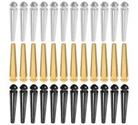 YARNOW 48pcs Metal Cribbage Board Pegs - Colored Cribbage Board Game Pins