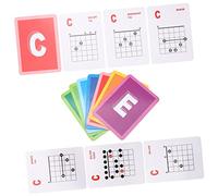 YARNOW 49pcs Guitar Chord Chart for Novice Guitar Chord Chart Poster Music Poster Fretboard Fluency