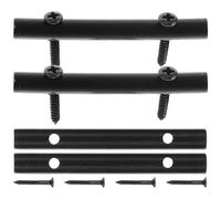 YARNOW 4pcs 48mm Black Guitar String Retainer Bars for Electric Guitar and Bass Headstock, Musical Instrument Accessory for Reliable String Tension and Stable Tuning