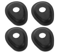 YARNOW 4pcs 4pcs Front and Rear Motorcycle Turn Signal Mounting Spacers Black Precision Engineered Adapter Brackets Compatible with Popular Sportbike Models for Enhanced Safety