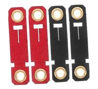 YARNOW 4pcs Adjustable Parrot Leg Soft Velvet Bird for Outdoor Training Safe Exploration Clips for Cockatiels and Parrots Retractable Design for Comfort and Control