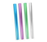 YARNOW 4pcs Aluminum Alloy Relay Race Baton with Electroplated Durable Coating for Track Running Athletes Lightweight Sprint Relay Implement for Outdoor Field Events and Team Competitions