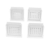 YARNOW 4pcs Beehive Entrance Reducer Durable Plastic Bee Nest Door Protector for Enhanced Hive Security Efficient Bee Control and Improved Management for Beekeeping Enthusiasts and
