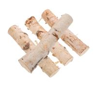 YARNOW 4pcs Birch Logs for Decoration and DIY Crafts, Versatile Wood Crafting Sticks with Timeless Elegance, Easy to Handle Birch Branches for Home and Fireplace Ornament