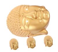 YARNOW 4PCS Buddha Mask Role-playing Costume Accessories for Halloween Masquerade Festivals and Parties Cultural Prop for Buddhist Enthusiasts and Theatrical Performances