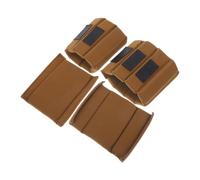 YARNOW 4pcs Camera Bag Inserts with Loop Straps for Dslr Lens Gear Organization Brown Set B and Additional Colors