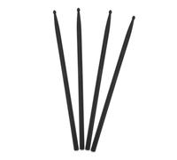 YARNOW 4pcs Carbon Fiber Drumsticks Lightweight Professional Percussion Sticks for Jazz Drum Practice and Stage Performance Black