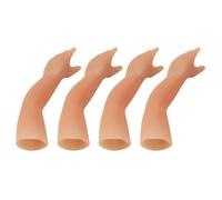 YARNOW 4Pcs Close Up Magician Props Realistic Trick Fingers for Stage Shows Halloween Party Pranks Easy to Perform Gimmicks Great for Tricks and Entertainment