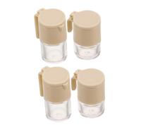 YARNOW 4Pcs Dollhouse Sugar Bowls Condiment Jars for Seasoning Storage Unique Kitchen Accessories Space Saving Design Stylish Decor