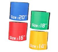 YARNOW 4pcs Drum Cymbal Mute Belts Mixed Colors for Practice, Hi-hat Accessories Noise Reduction Rings, Percussion Instrument Dampening, Drum Silence Pads Random Color