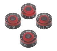 YARNOW 4pcs Electric Guitar Volume Tone Control Knobs with Non-slip Texture Plastic Material Universal Compatibility for Guitar Accessories