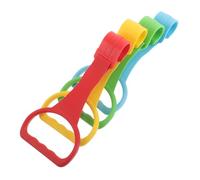 YARNOW 4pcs Ergonomic Pull Up Rings for Playpen Crib Safety Sturdy Walking Assistant Handles for Boys and Learning to Stand and Climb