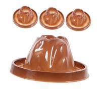 YARNOW 4pcs Erupting Volcano Model Realistic Volcano Prop for Science Projects for Engaging Learning Tool for Geological Concepts