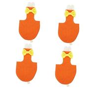 YARNOW 4pcs Flight Bird Diaper Suit for Parrots and Pet Birds Harness Liner and Washable Outdoor Clothes for Cockatiels and Parakeets Orange Xl
