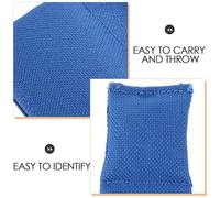 YARNOW 4Pcs Football Referee Penalty Flags Bean Bag Set with Blue Toss Bags for Match Officials Football Training Game Day Accessories