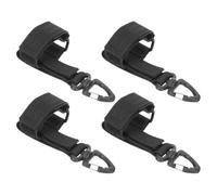 YARNOW 4pcs Gear Glove Belt Strap Keeper with Buckle, Sturdy Oxford Cloth Gloves Holder Clips, Compact Structure for Outdoor Camping and Climbing Activities