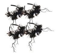 YARNOW 4pcs Goth Headband Simulated Dead Tree Branch Halloween Party Decoration for Cosplay Holiday Events Unique Goth Hair Accessory