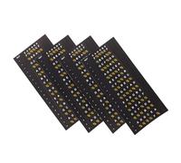 YARNOW 4Pcs Guitar Fretboard Stickers for Beginners - Scale and Chord Note Decals - Sturdy Practice Labels for Electric and Acoustic Six-String Guitars