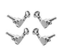 YARNOW 4Pcs Guitar Tuning Pegs for Acoustic Guitars Durable Design Replacement Fish Tail Style for Secure Retention for Folk Instruments