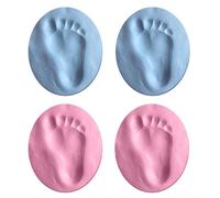 YARNOW 4pcs Hand and Foot Mud Casting Kit Hand Print Footprint Mold for Shower Keepsake First Year for Newborn Photography