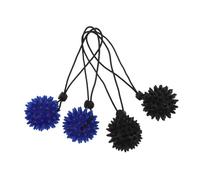 YARNOW 4pcs Hand Grip Strengthener Balls PVC Spiky Massage Finger Exerciser for Hand Muscle Training and Decompression Durable Portable Stress Relief Therapy for Fitness and