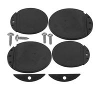 YARNOW 4pcs Heavy-duty Boat Scupper Flapper Seal Replacement Kit Rubber Hull Valve Parts for Pontoon Sailboat Fishing Boat Drain Repair Anti-leak Weatherproof Design Easy Installation