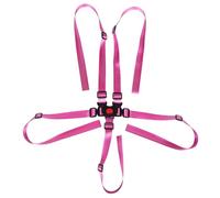 YARNOW 4pcs High Chair Harness 5 Point Harness Straps Chair Safety Rope Belt Seat Violet